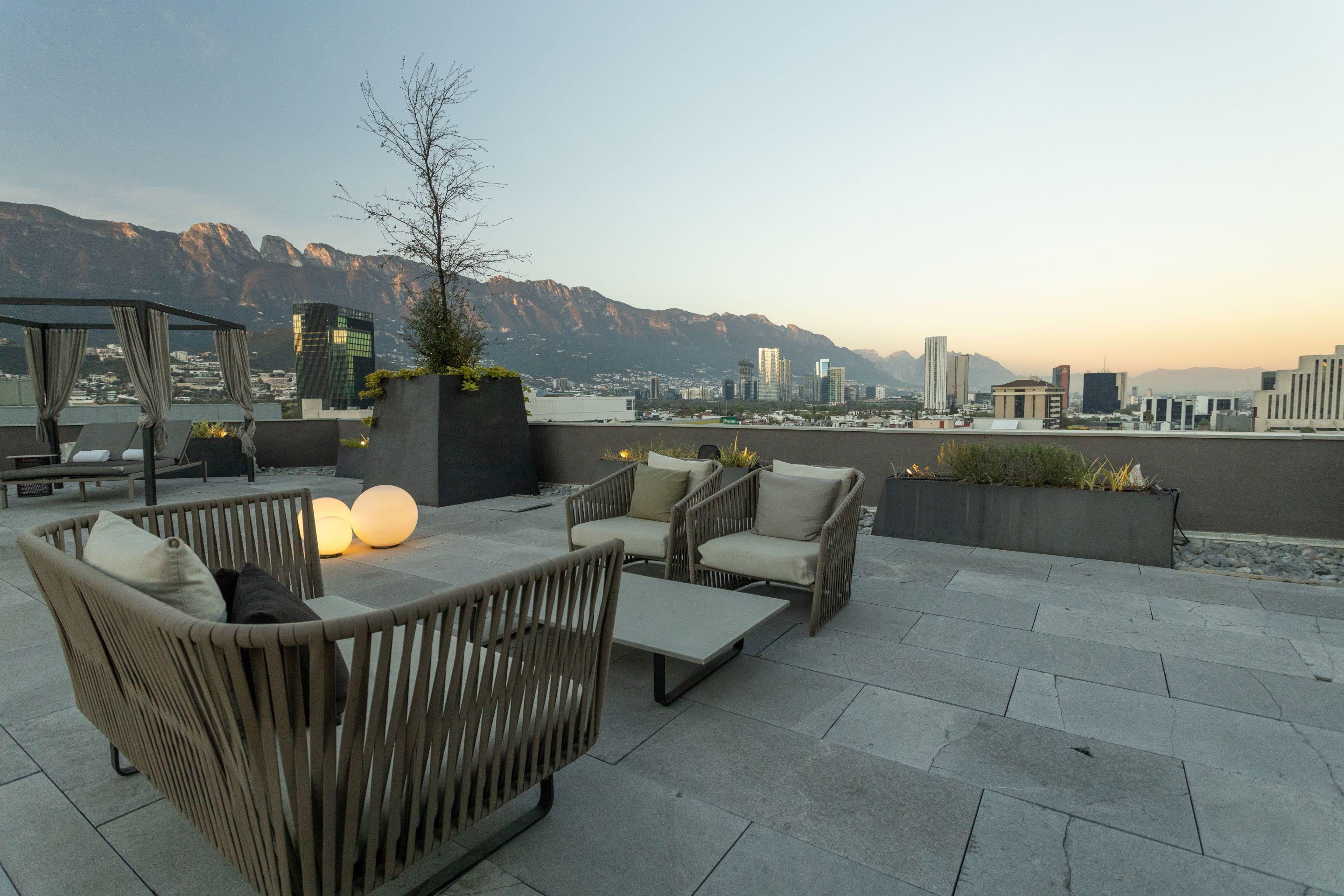 Camino Real Fashion Drive Monterrey Ξενοδοχείο San Pedro Garza Garcia Εξωτερικό φωτογραφία Rooftop terrace